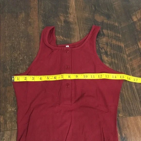 📣LAST 1📣Ribbed Tank Dress Sz Small - Picture 2 of 6
